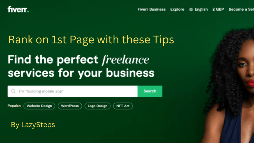 How to rank fiverr gig on first page in 2024?