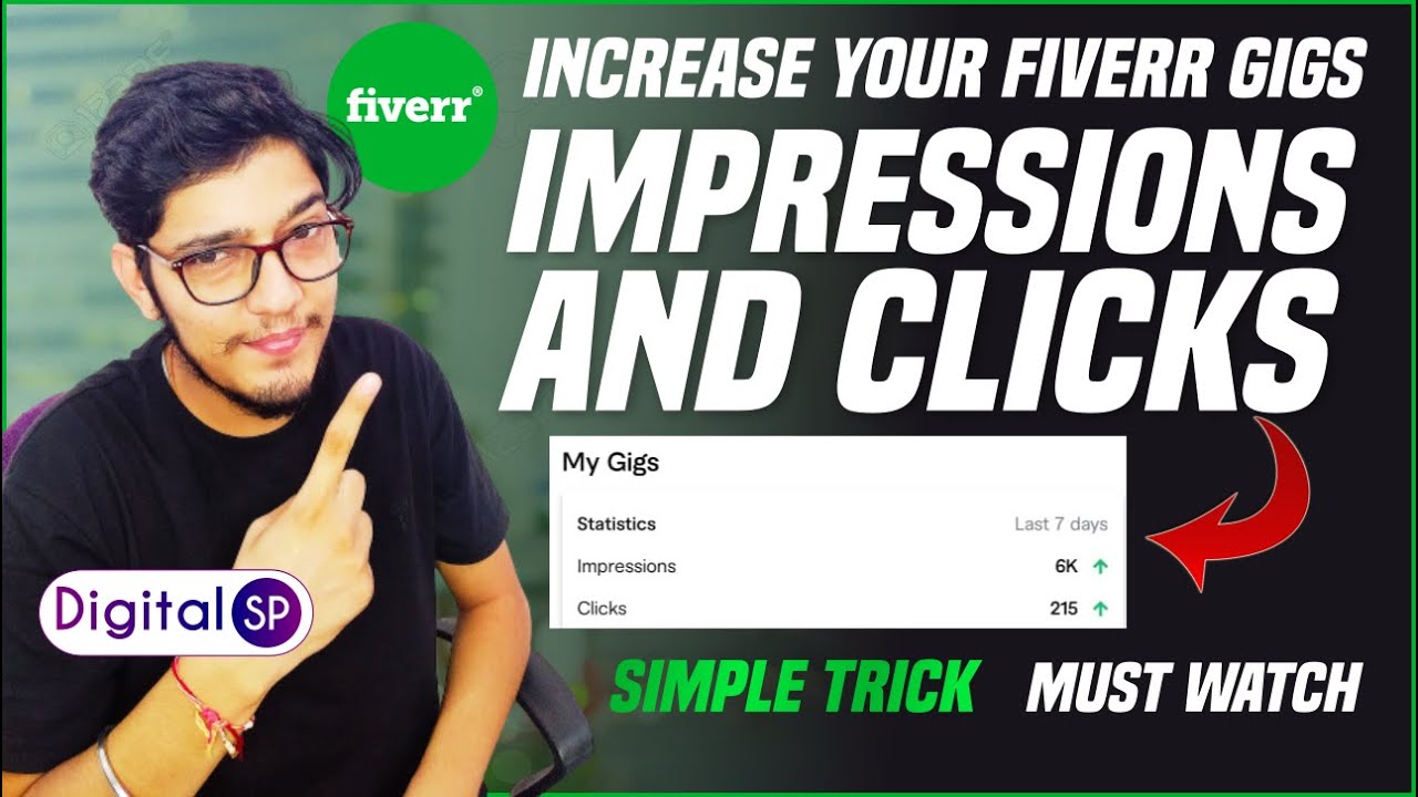 How To Increase Fiverr Gig Impressions And Clicks 2021 Fiverr Traffic
