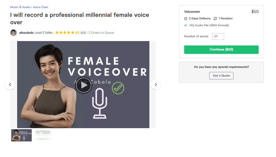 Top 10 Voice Over Artists on Fiverr in 2024 - Fiverr promotion