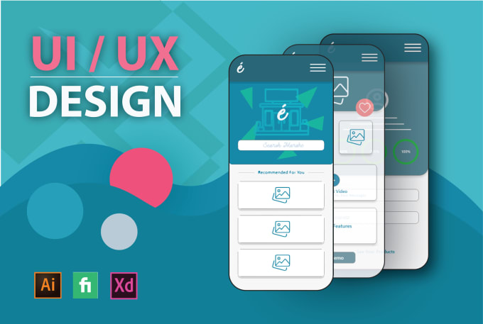 Design ui ux for mobile and web by Iamsaimsheikh Fiverr