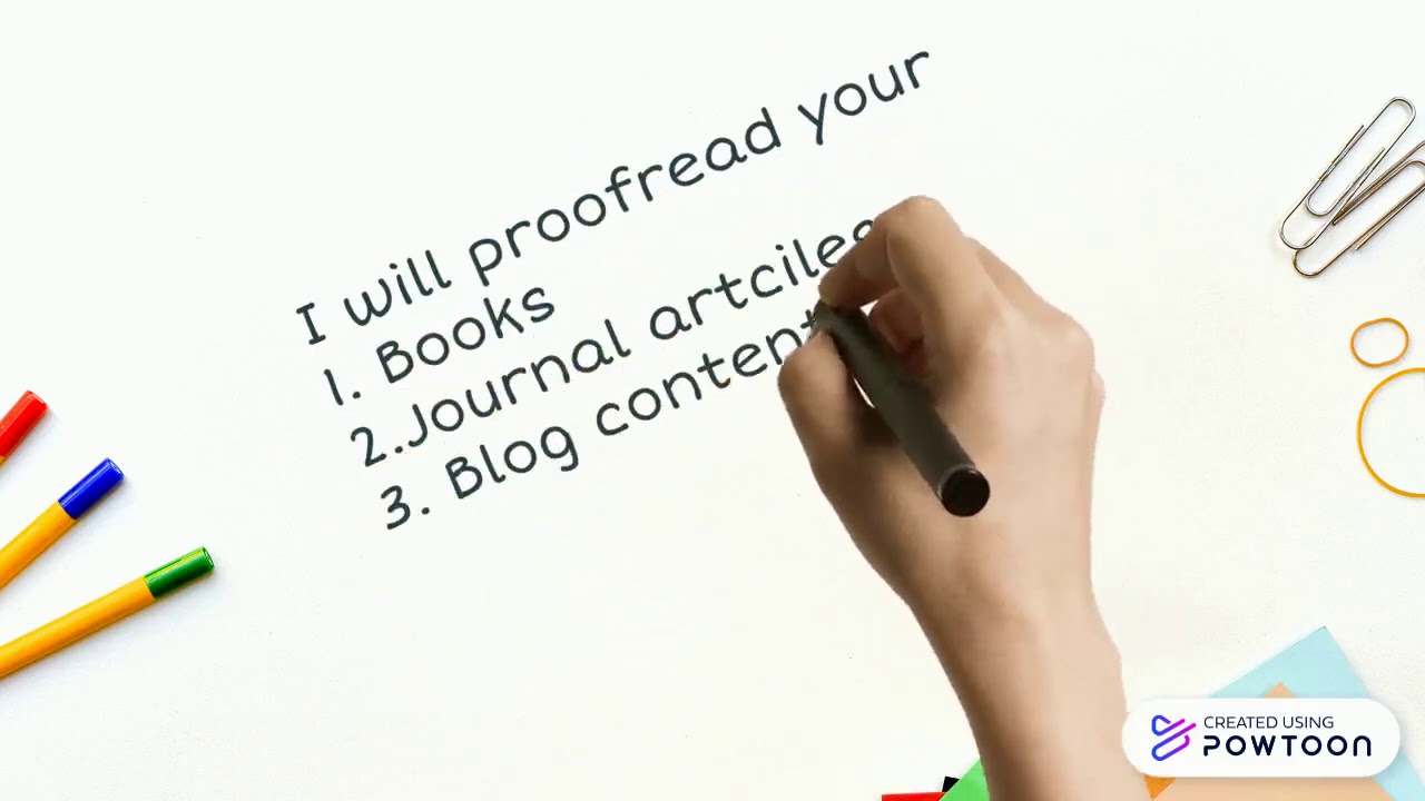 Proofreading Gig on Fiverr YouTube