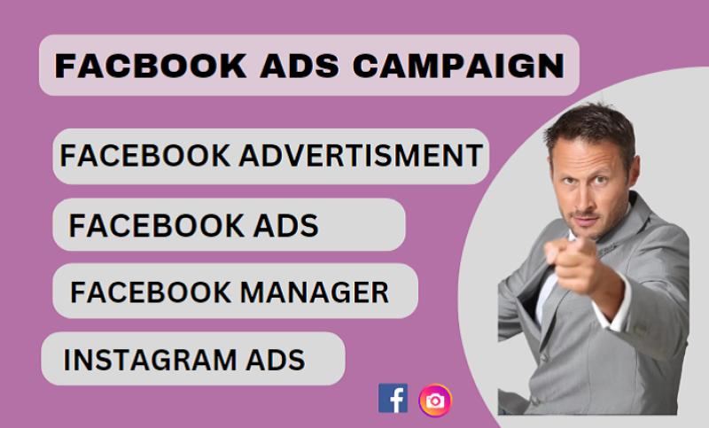 Run Your Facebook Ads Campaign, FB Advertisement Marketing, Instagram Ads