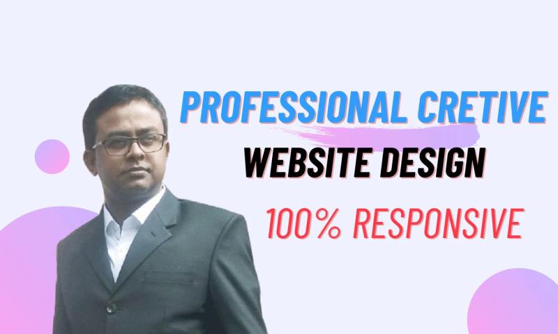 I will be your expert front end website designer with HTML, CSS, and bootstrap