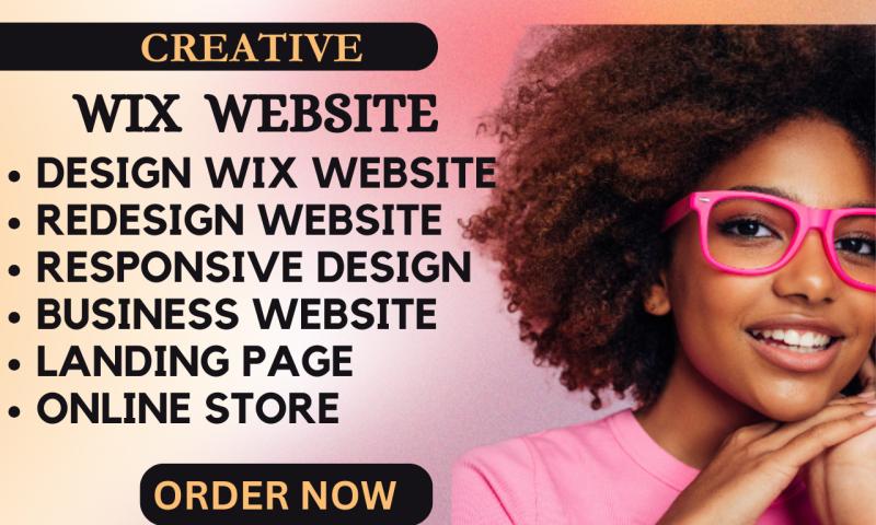 I will create wix website design, redesign wix website with wix seo