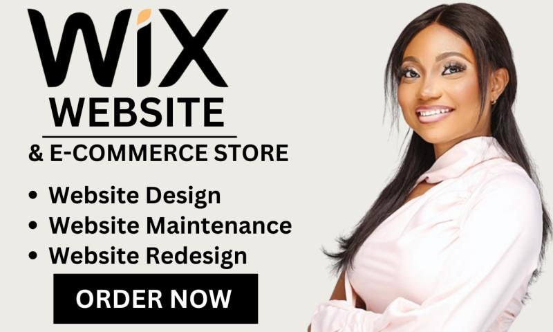 I will design and develop Wix website, redesign Wix website, Wix website redesign