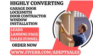 Generate Garage Door Locksmith Door Contractor Window Installation Leads