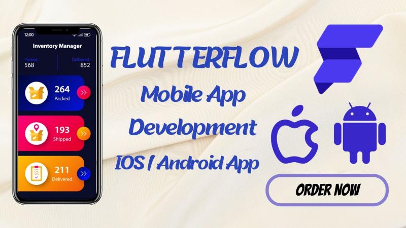 I will develop custom Flutter Flow app – FlutterFlow Expert – Flutter Flow Developer