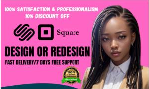 I will SquareSpace website design, SquareSpace website redesign, SquareSpace redesign