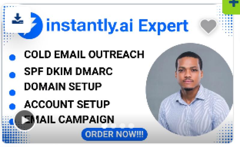 I Will Setup Instantly AI for Cold Email Outreach