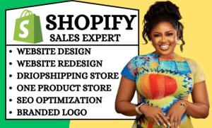 I will shopify website redesign shopify website design shopify website redesign