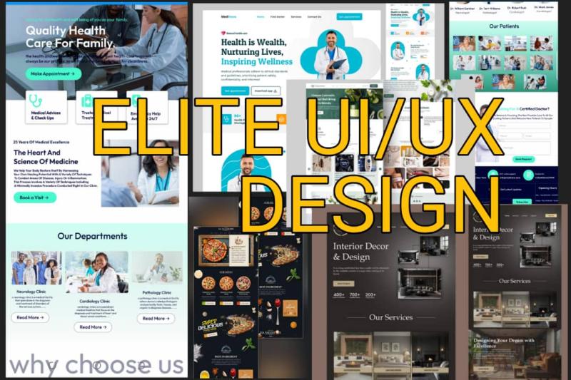 I will do figma design, website ui ux design