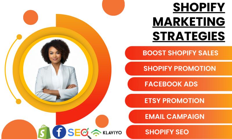 I Will Promote Shopify Marketing Virtual Assistant TikTok Shop Klaviyo Facebook Ads