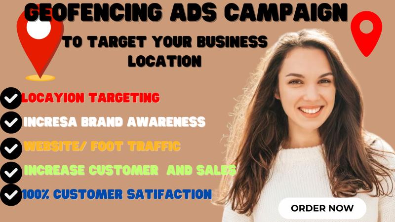 I will run geofencing and Google Ads campaign to target 30 locations and 200k audiences