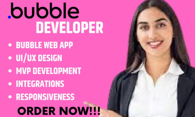 I will design workflow on bubble IO web app, WEBHOOKS, API integrations, SAAS