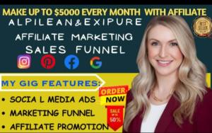 I WILL BUILD AND CREATE ALPILEAN, EXIPURE, AND KETO DIET SALES FUNNEL