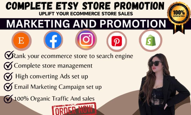 I will do exceptional Etsy store promotion to boost Etsy store sales