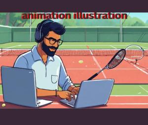 I will create lofi loop animation illustration and gif animation