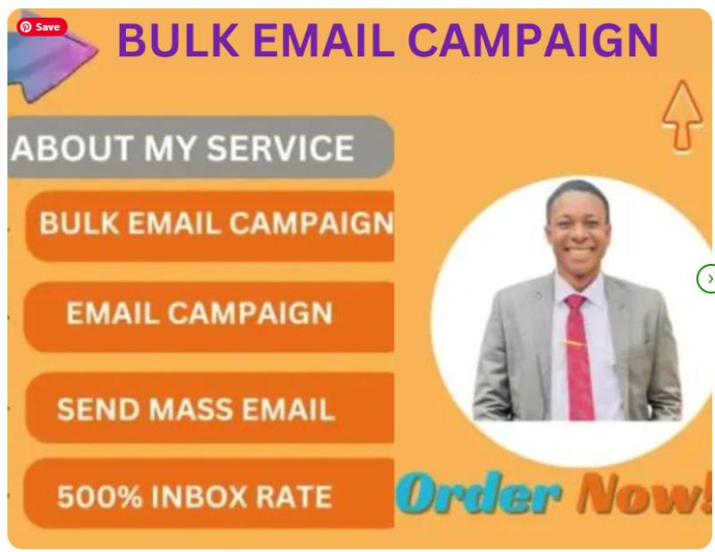 You will get bulk email campaign, bulk email blast mass emails, bulk email sending