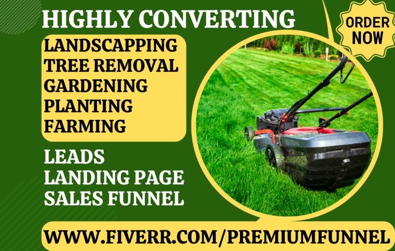 Generate Landscaping, Lawn Care, Tree Removal, Gardening, Planting, Farming Leads
