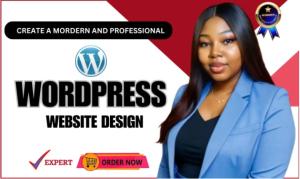 I will wordpress website design redesign, builder, blog website using elemator