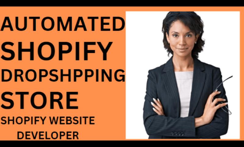 I will set up shopify dropshipping store build automated ecommerce website design