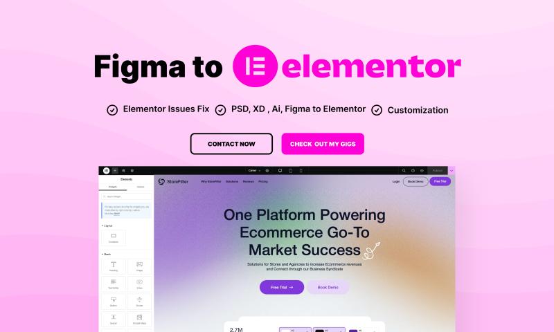 I will deliver a stunning, responsive WordPress landing page design using Elementor