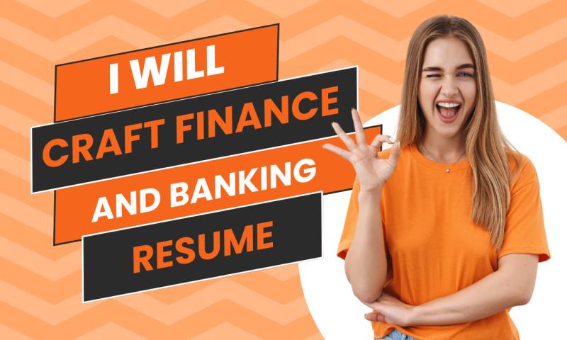 I will craft finance, banking, and sales resumes, cover letters, and optimize LinkedIn