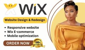 I will do wix website redesign wix website design wix website wix ecommerce