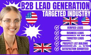 I will provide b2b lead generation for any industry