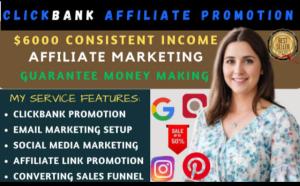 ClickBank Affiliate Marketing Sales Funnel, ClickBank Affiliate Link Promotion