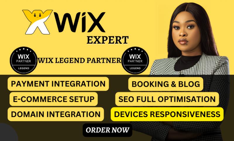 I will Wix website design, Wix website redesign