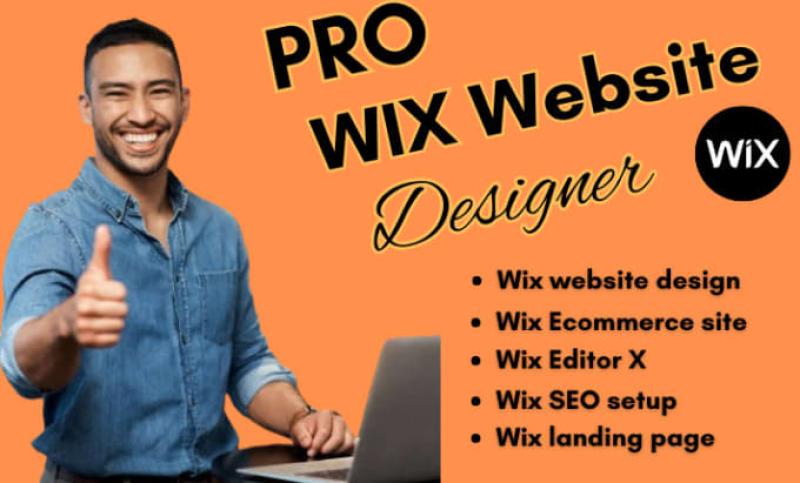 I will design or build the best Wix website, Wix ecommerce websites, Wix studio