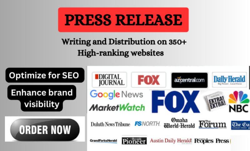 I will write press releases, article submissions, press presentations and writing.