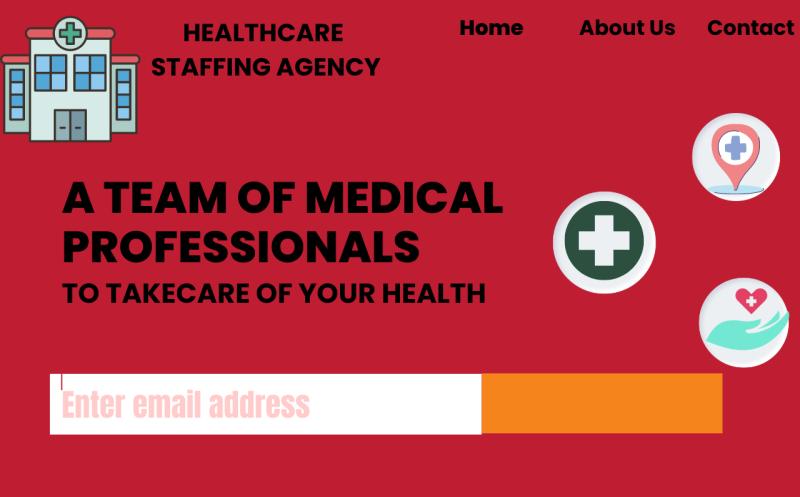 I will design and develop healthcare staffing agency website