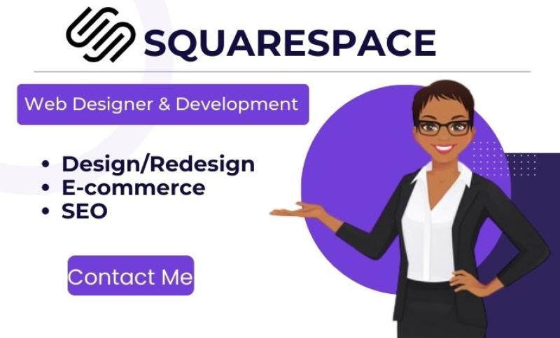 I will craft an seo optimized and stunning squarespace website