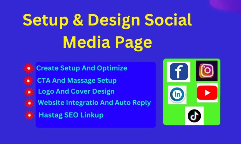 I Will Create Facebook Business Page, FB Page Create, Social Media Profile, IG Page