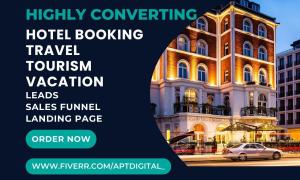 I will generate hotel booking vacation rental travel tour restaurant leads website