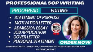 I will refine your personal statement, statement of purpose, or admissions essay