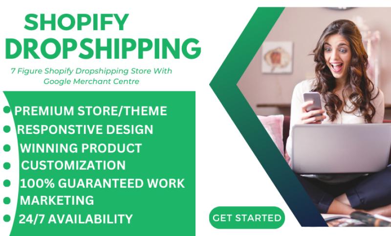 I will create, build, and design your Shopify Dropshipping Website