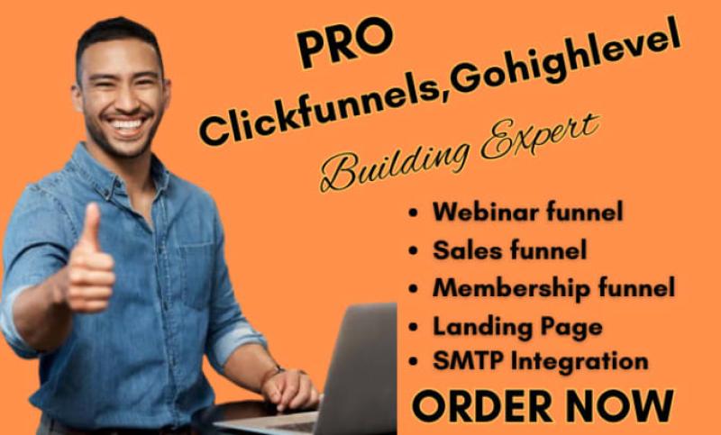 Design a High Converting Sales Funnel in ClickFunnels or GoHighLevel