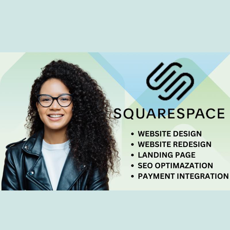 I will do Squarespace website design, Squarespace website redesign, Squarespace website