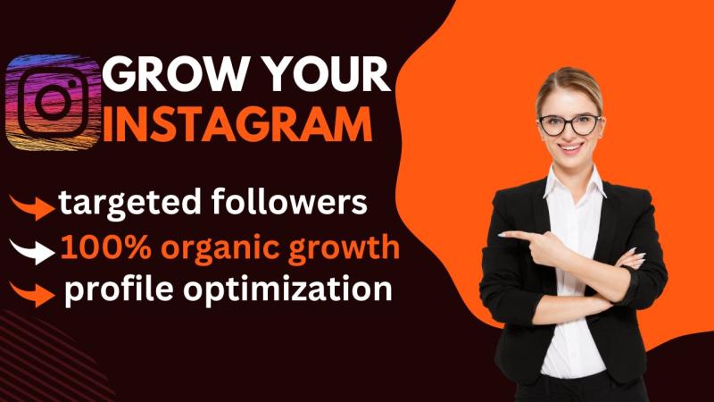 I will offer Instagram promotion for organic growth on your social account