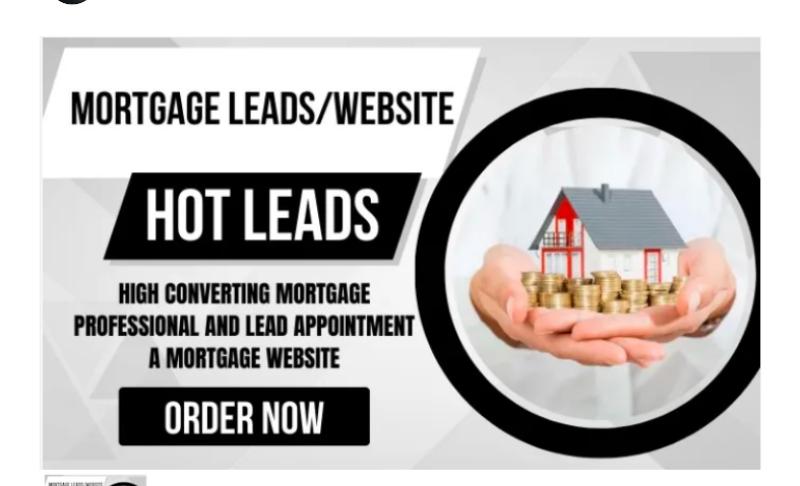 I will generate mortgage leads and create a mortgage sales funnel website