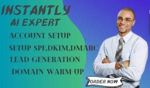 I will setup instantly ai for cold email outreach