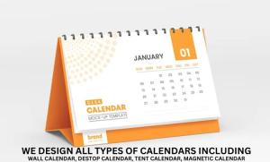 I will create a custom calendar design for 2024, wall calendar, planner, workbook