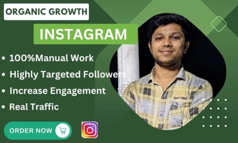I will do Instagram marketing and promotion for organic growth