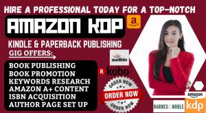 I will do amazon kdp book formatting and publishing children story book illustration