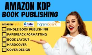 I will provide children book formatting for Amazon KDP, book editing, and publishing on Amazon KDP