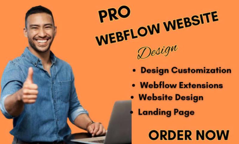 I will design Webflow, redesign Webflow, Webflow website, Webflow expert, Webflow