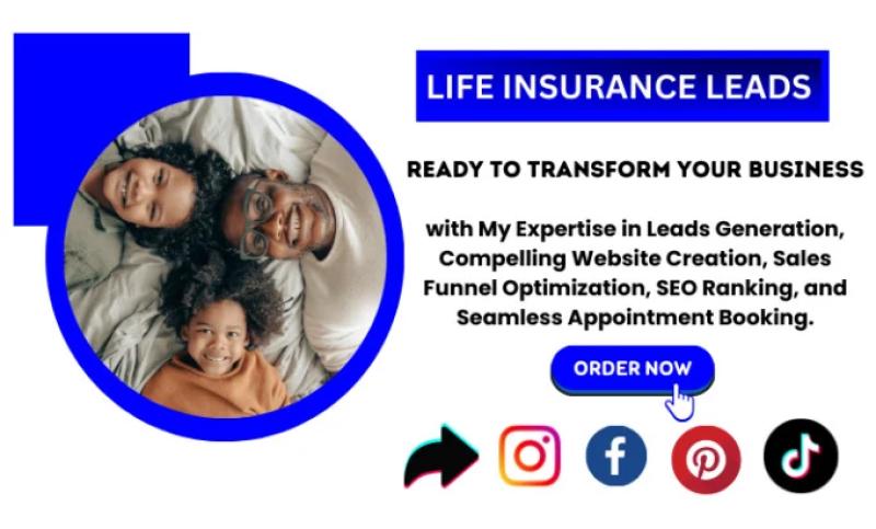 I will create a Life Insurance Website with Life Insurance Leads and Infinite Banking Life Insurance